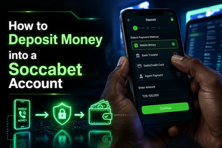 How to Deposit Money into a Soccabet Account